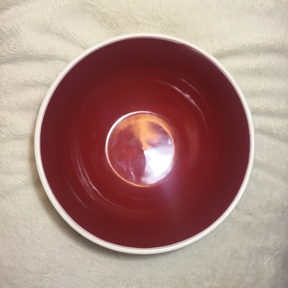 Rae Dunn MERRY CHRISTMAS XL Red Christmas Bowl NWT - Picture 3 of 5